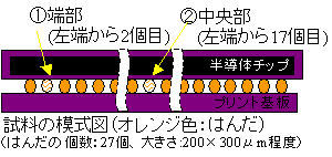 試料の模式図