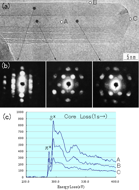 TEM－EELSによるカーボンナノチューブの微細構造解析